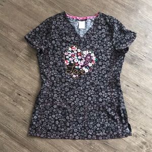 Ladies size Small Heartsoul Scrubs Top